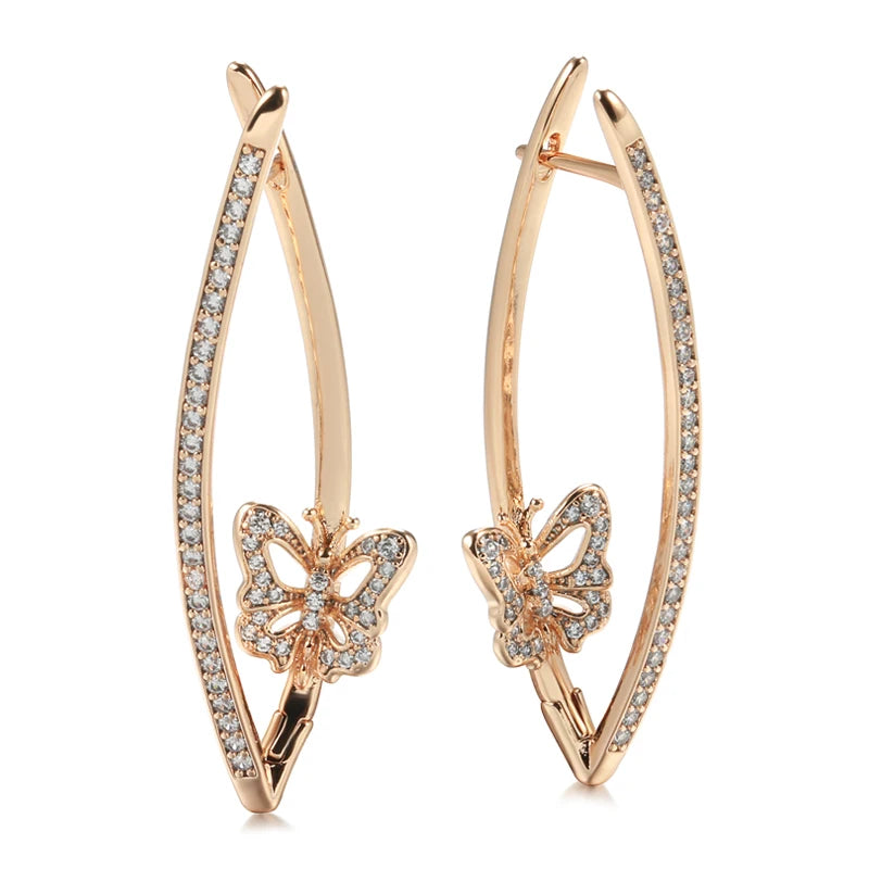 Geometric Butterfly Earrings
