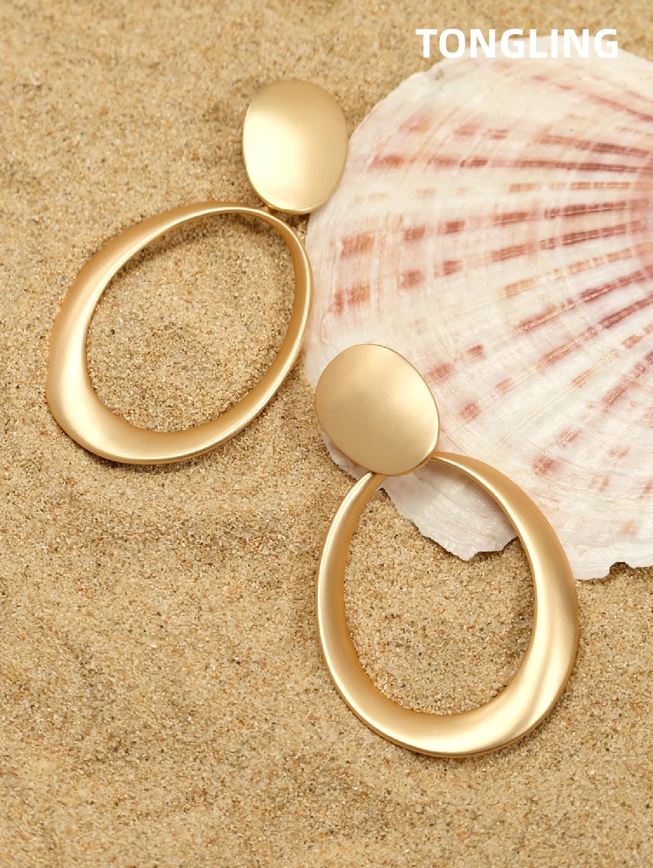 Big Round Clip Earrings