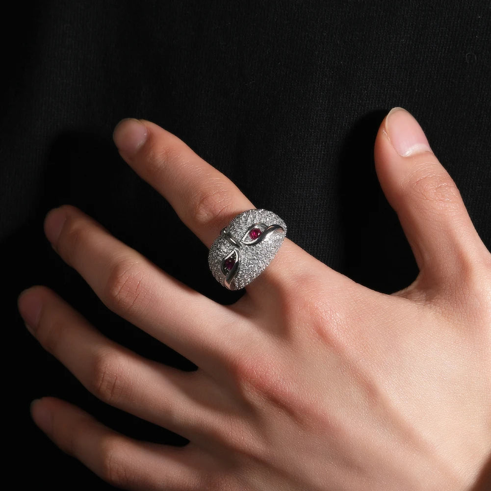 Owl Cz Ring