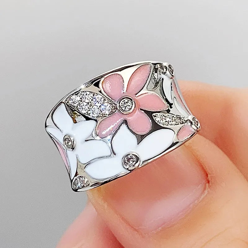 Flower Finger Ring