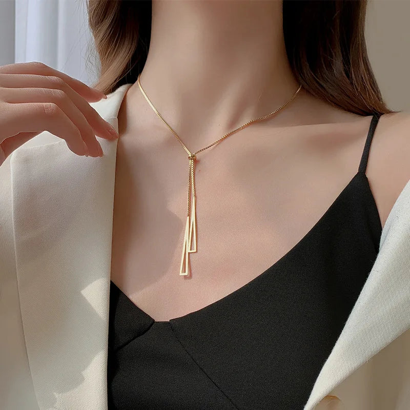 Sexy Tassel Charms Chain Choker Necklaces