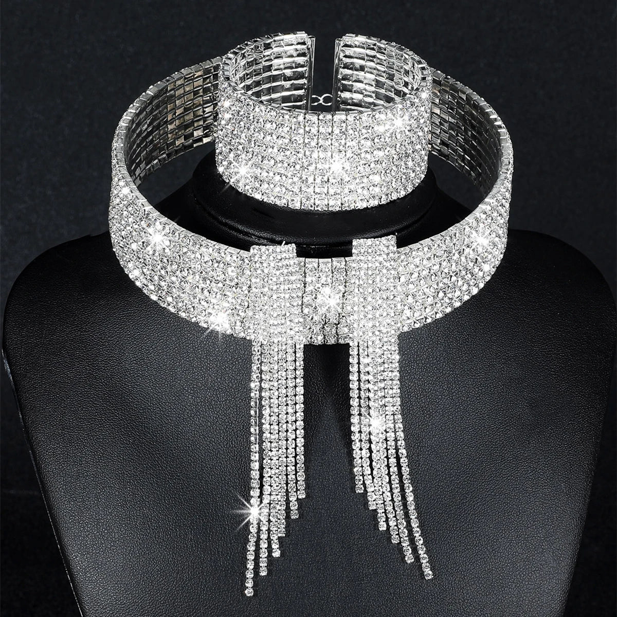 Rhinestone Jewelry Set