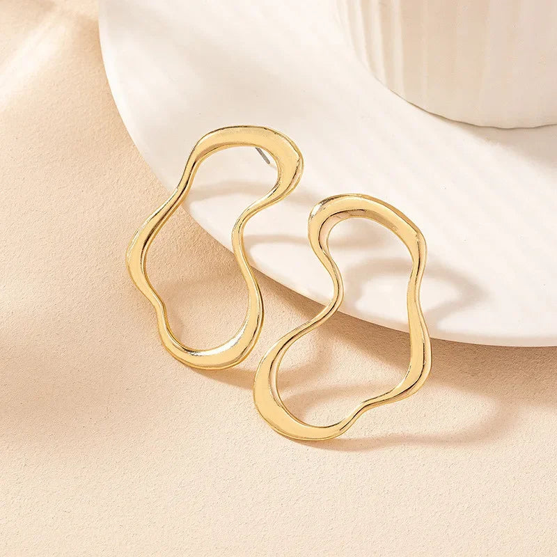Irregular Metal Earrings