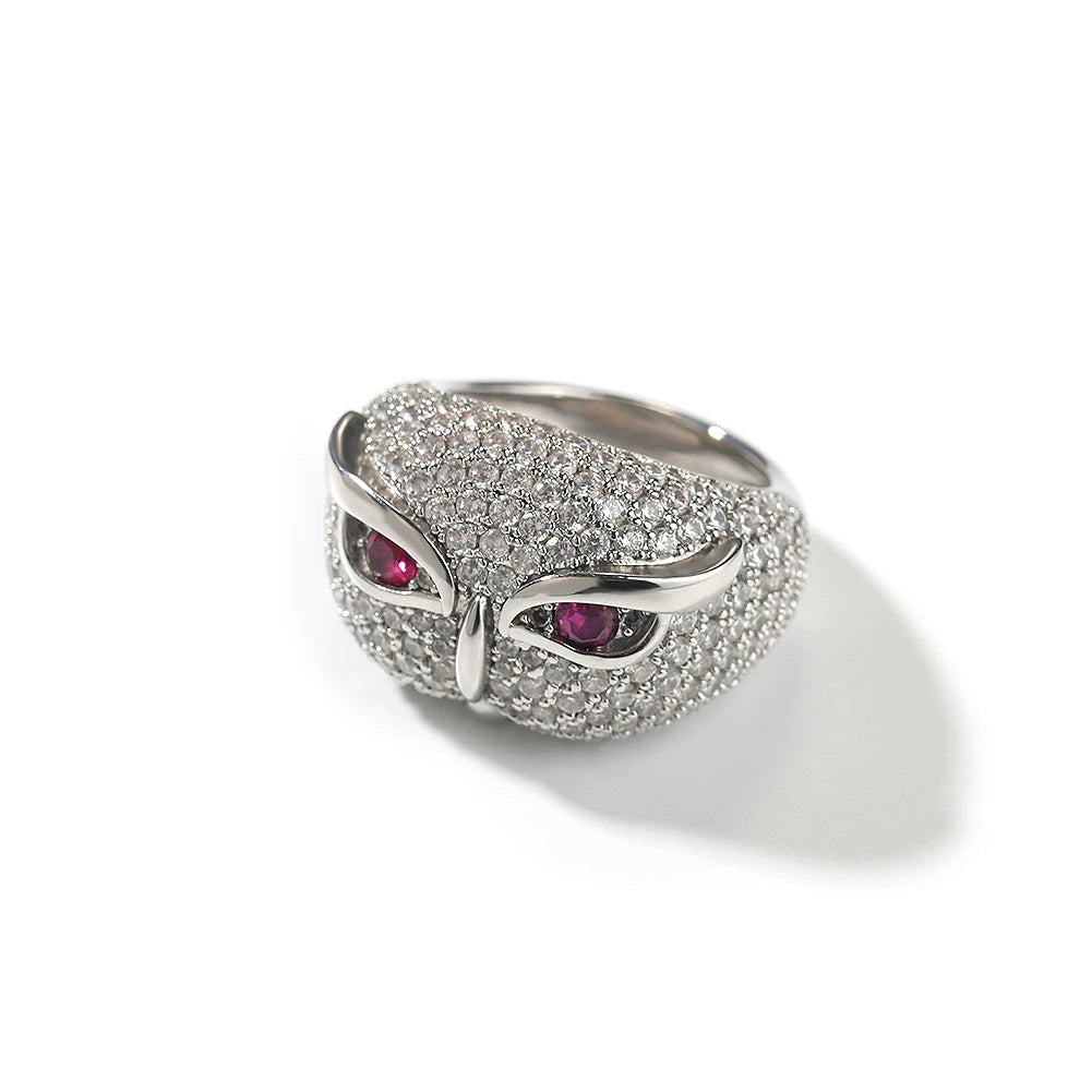 Owl Cz Ring