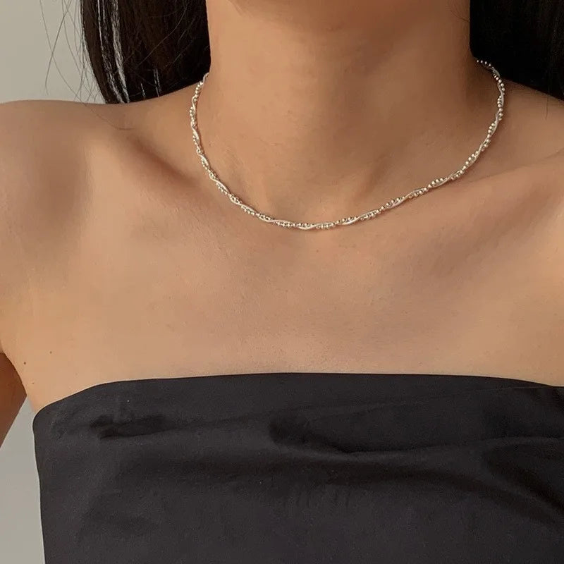 Double Layer Snake Bone Chain