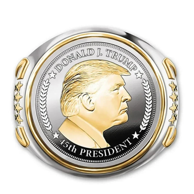 US President Trump ring