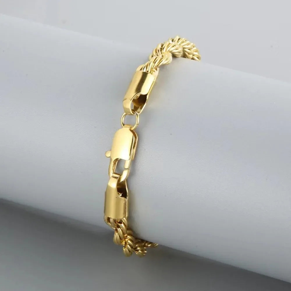 18k Gold plated Rope Chain Bracelets