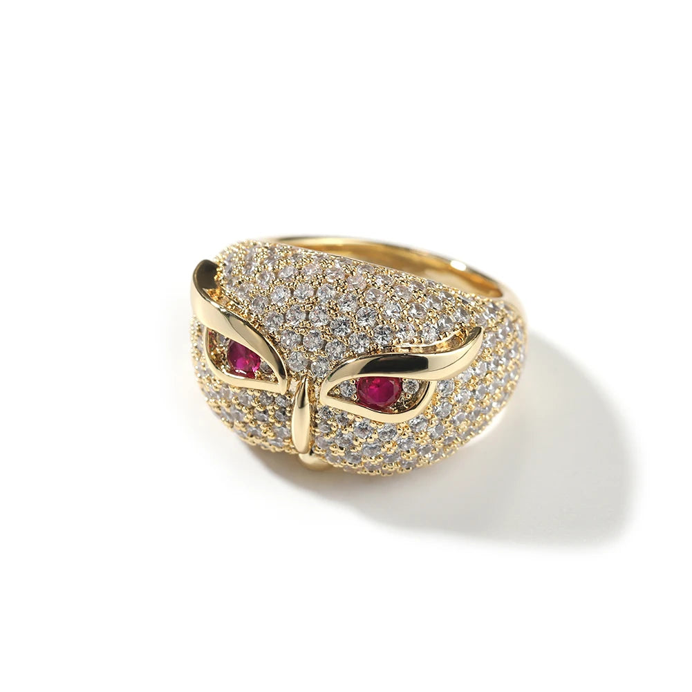 Owl Cz Ring