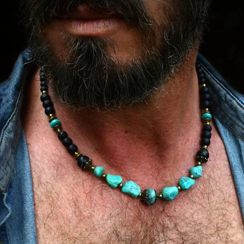 Boho Turquoise Gemstones Necklace