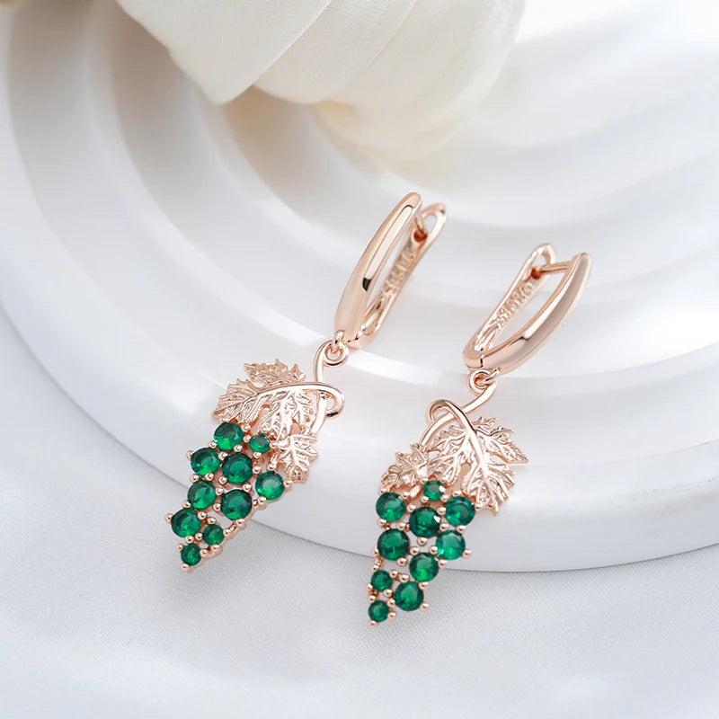 Grape Drop Earring