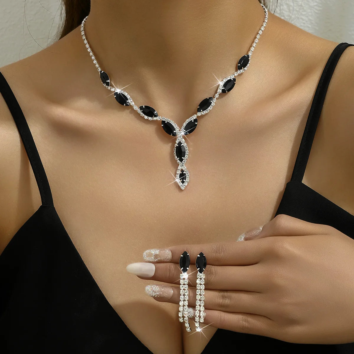 Bridal Set Necklace Earrings