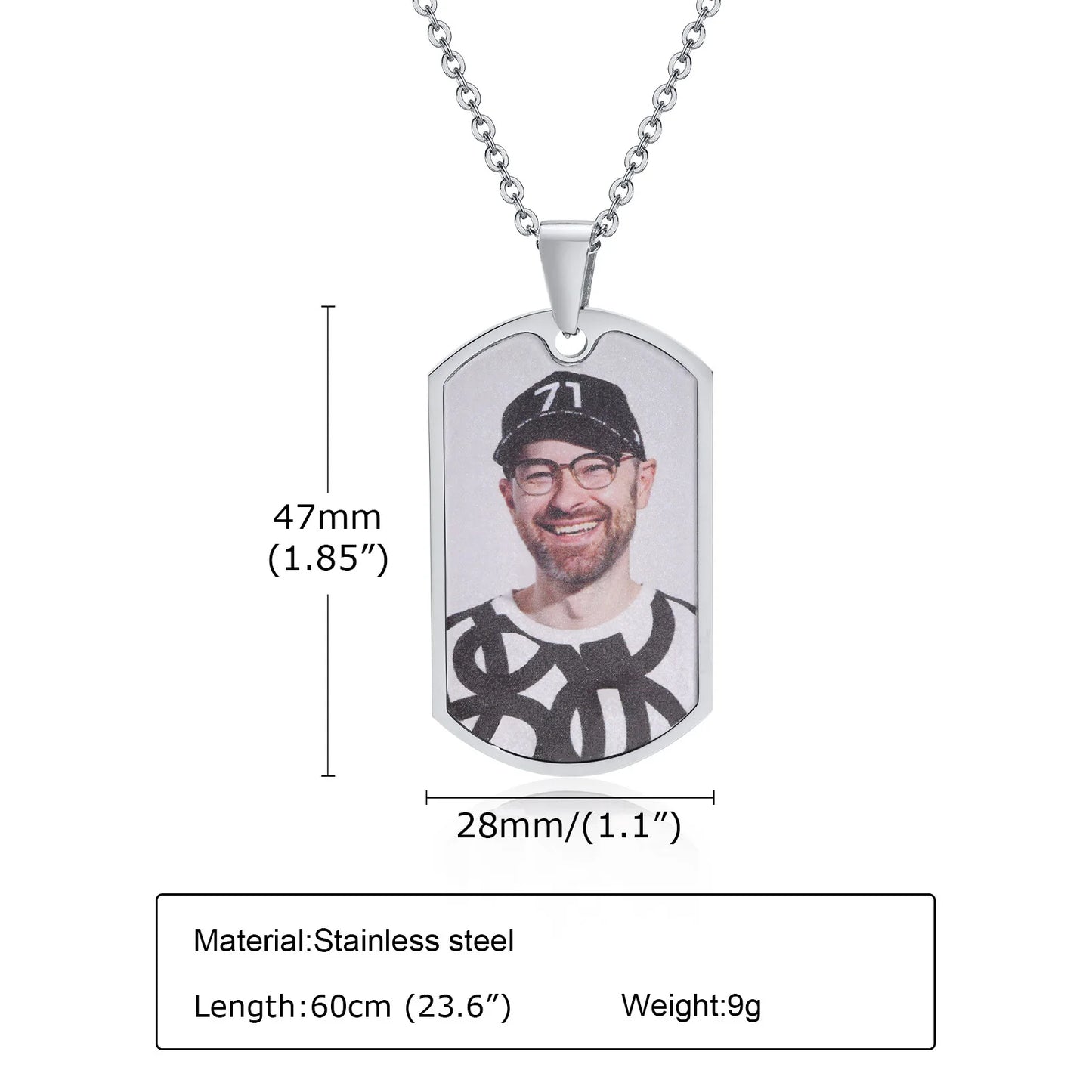 Custom The Photo of Family Necklaces