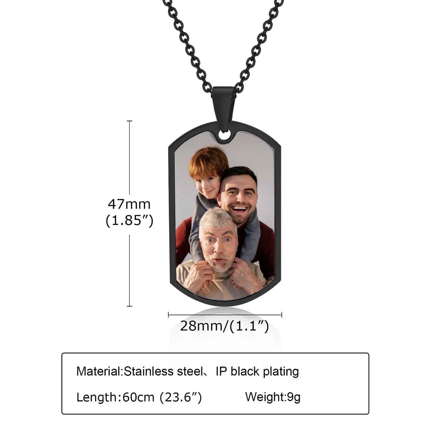 Custom The Photo of Family Necklaces