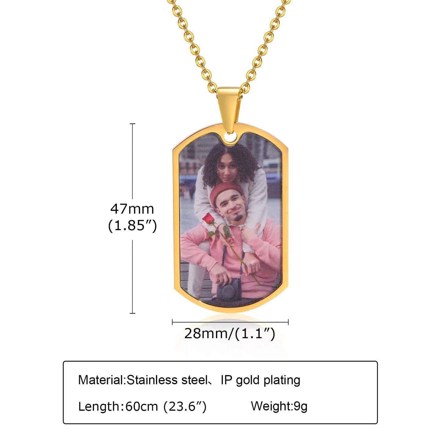 Custom The Photo of Family Necklaces