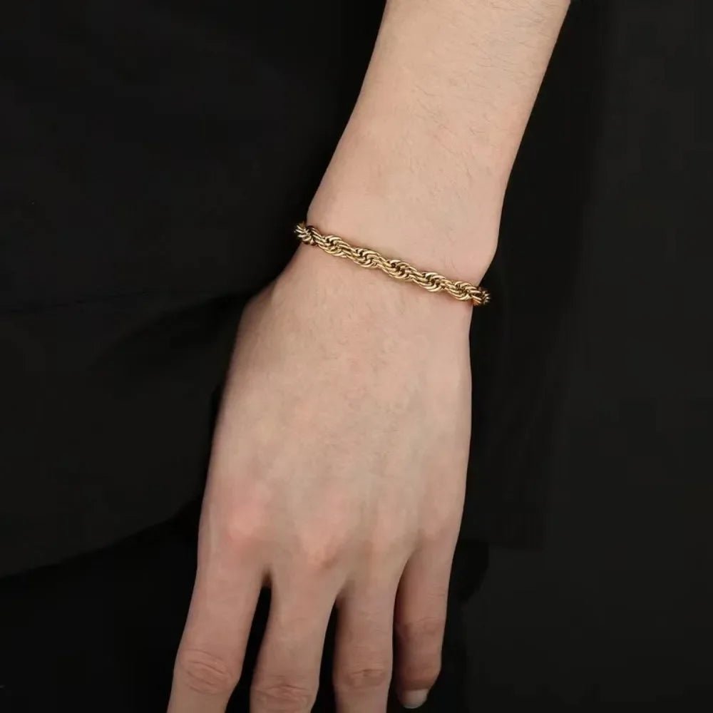 18k Gold plated Rope Chain Bracelets