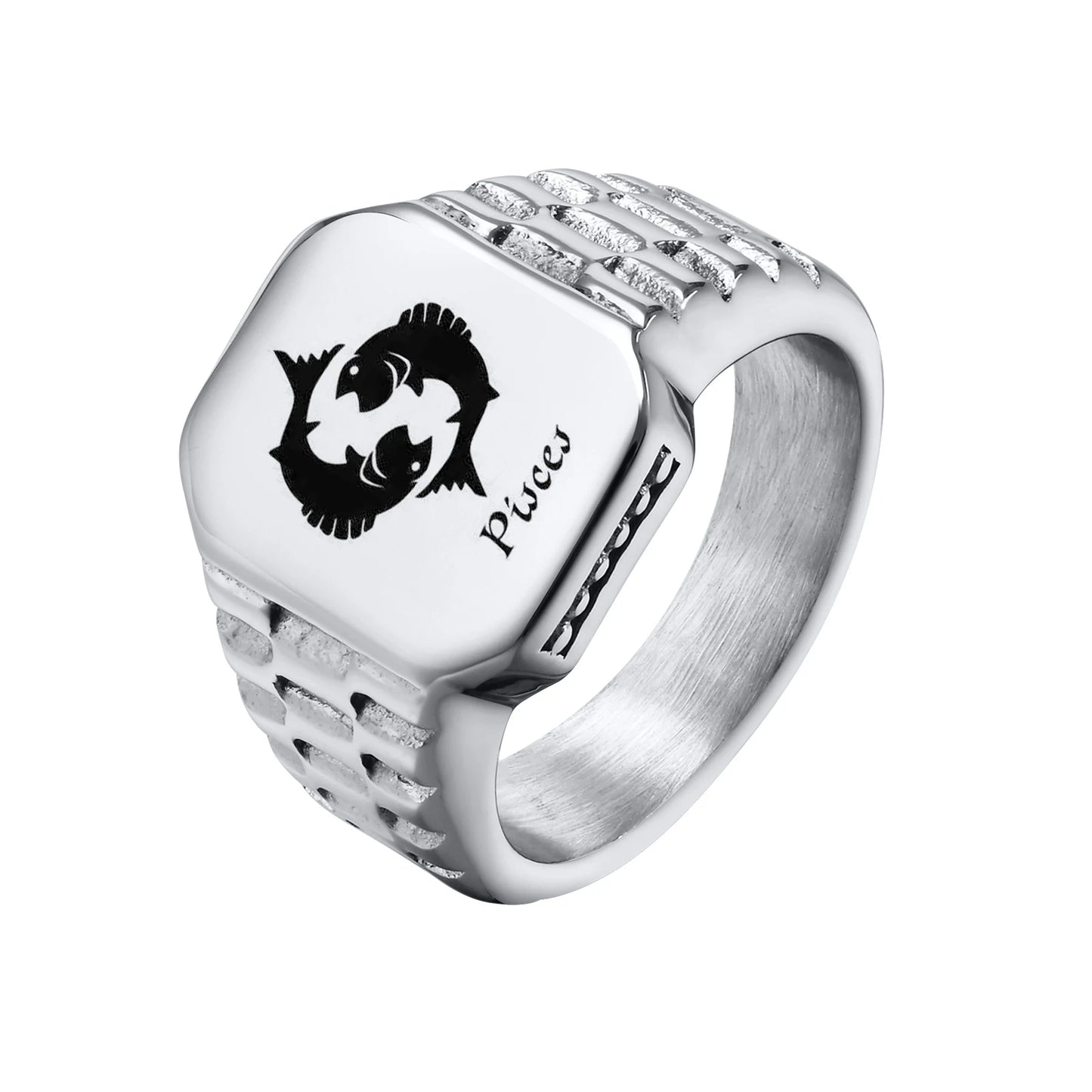 Zodiac Signet Rings for Men