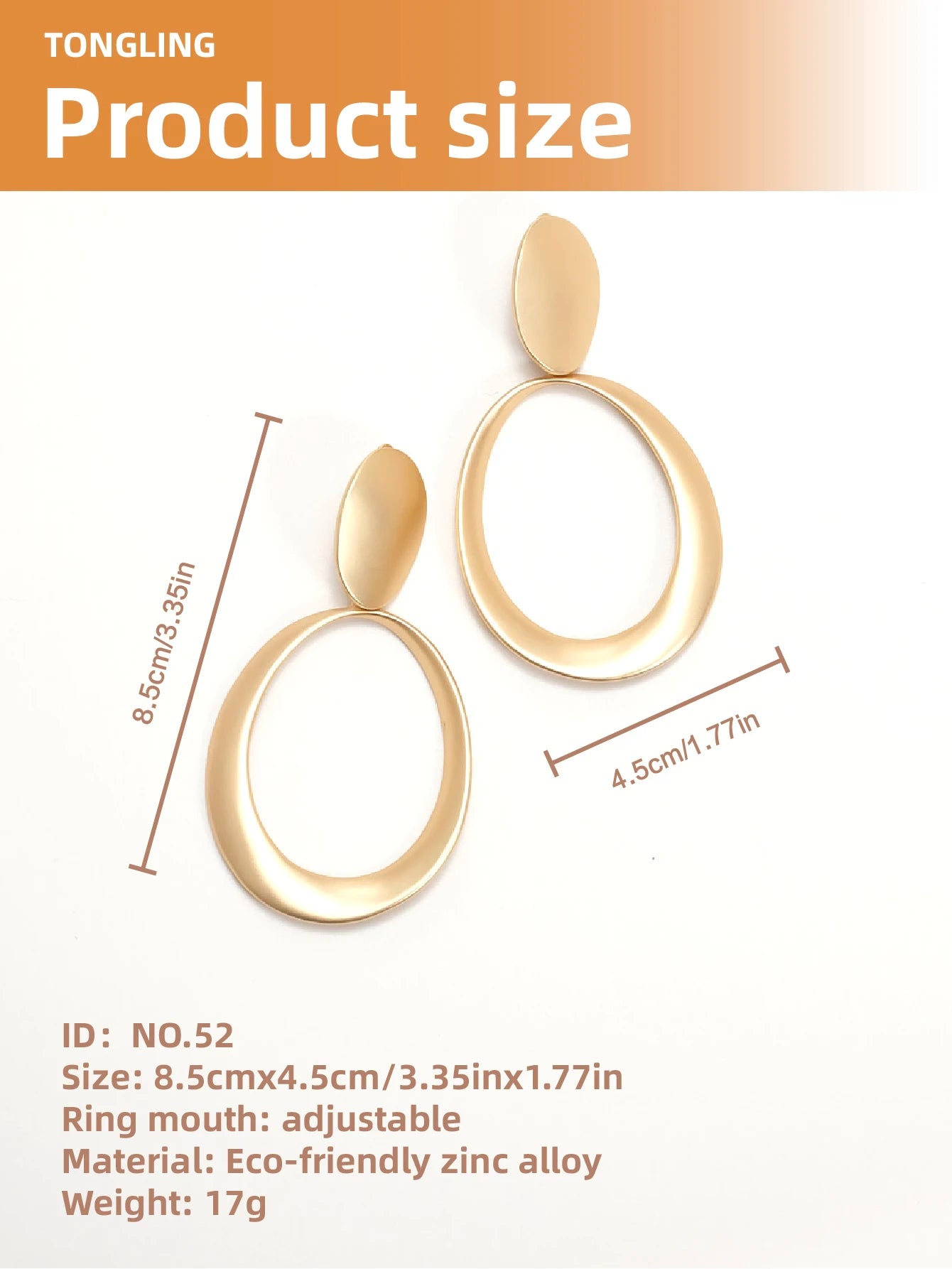 Big Round Clip Earrings