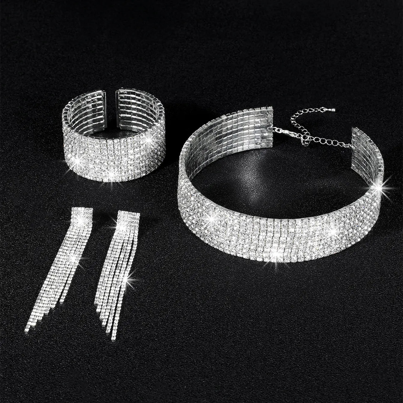 Rhinestone Jewelry Set