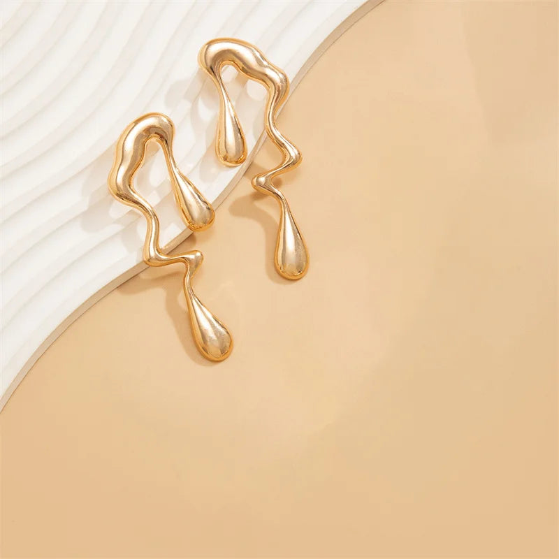Irregular Water Drop Earrings