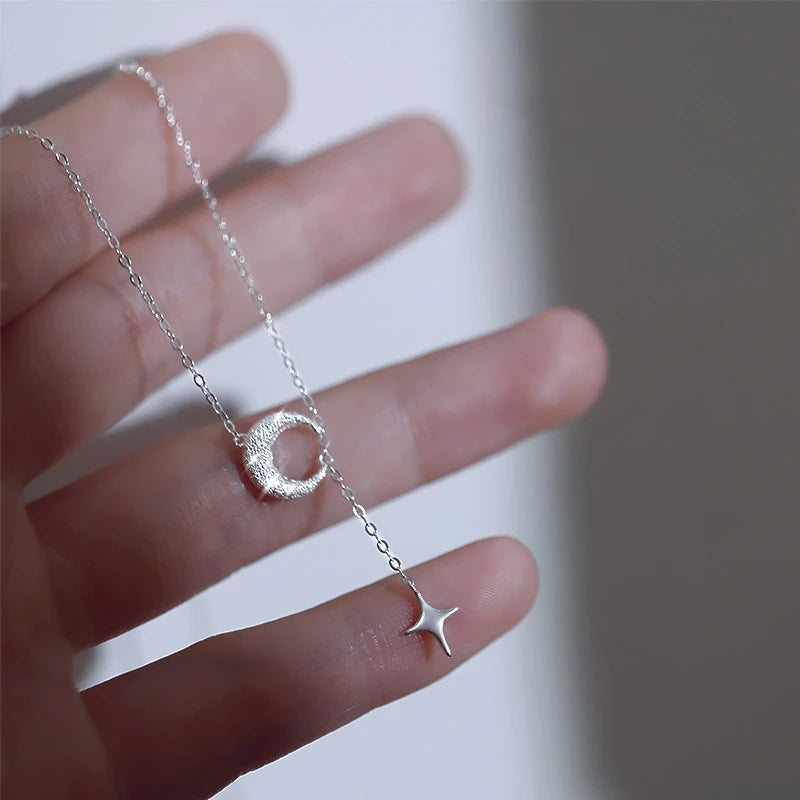 Moon Star Pendant Necklace