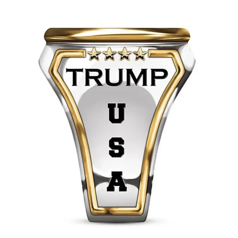 US President Trump ring