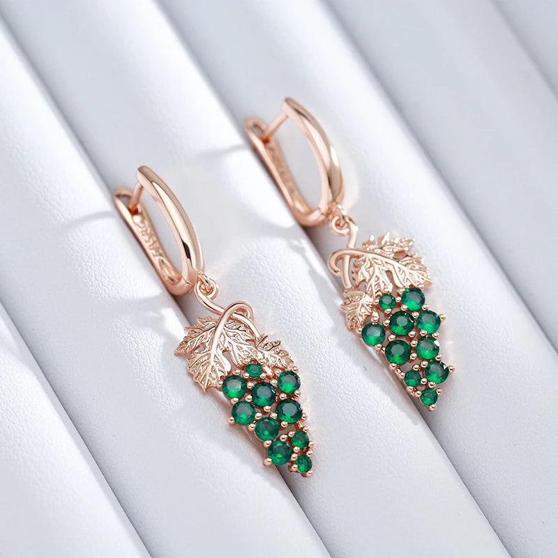 Grape Drop Earring