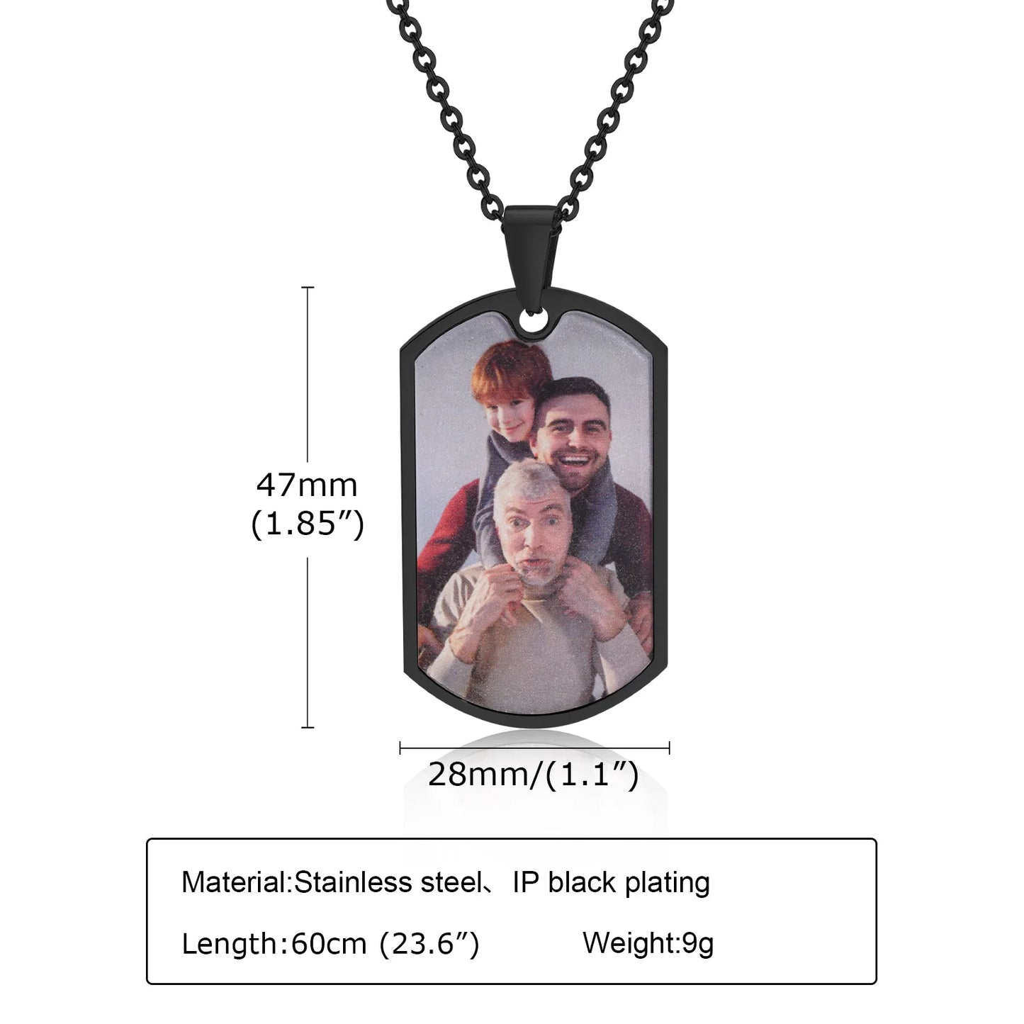 Custom The Photo of Family Necklaces