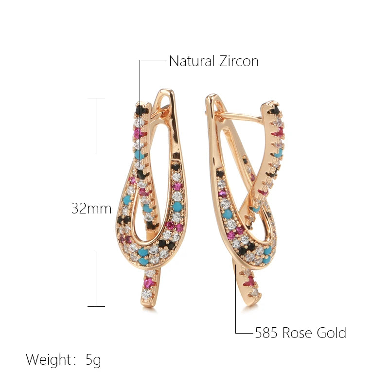 Colourful Dangle Earrings