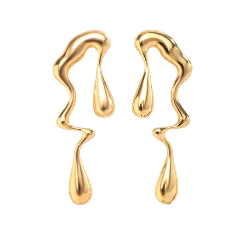 Irregular Water Drop Earrings