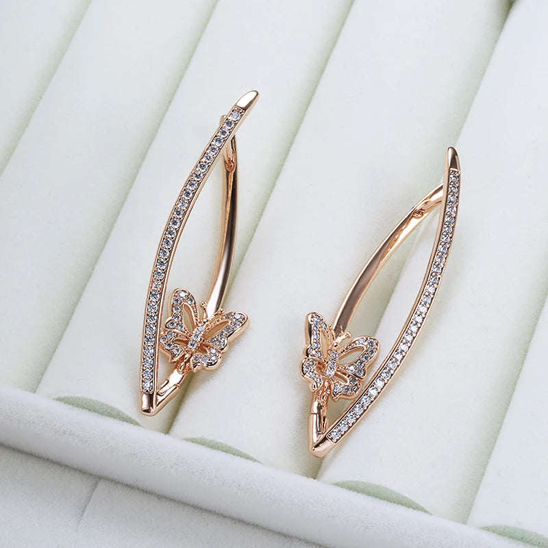 Geometric Butterfly Earrings