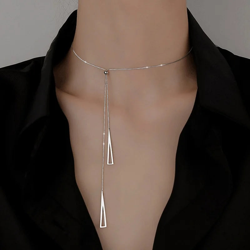 Sexy Tassel Charms Chain Choker Necklaces