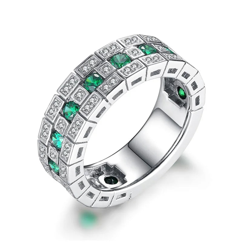 Green Cubic Zirconia