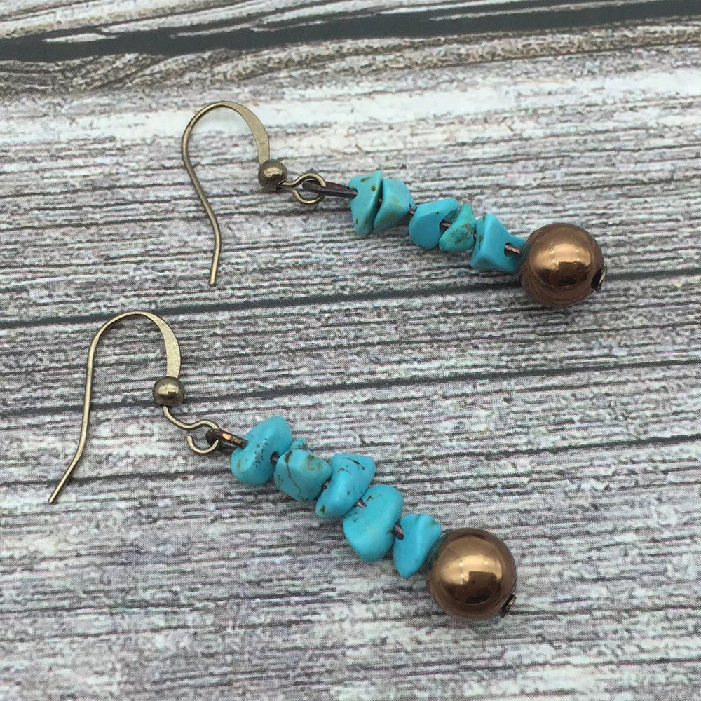 Green Natural Stone Jewelry Set