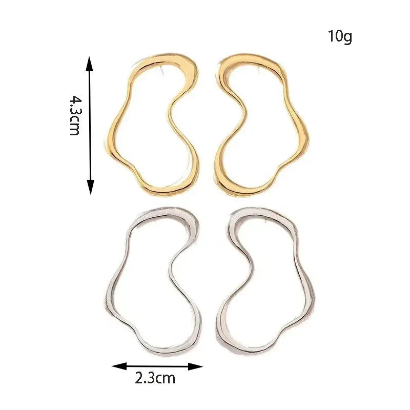 Irregular Metal Earrings