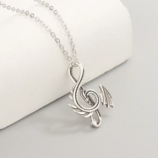 Silver Dragon Necklaces