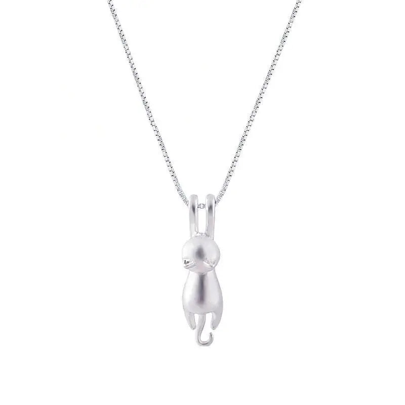 Silver Cat Pendants