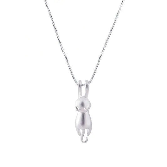 Silver Cat Pendants