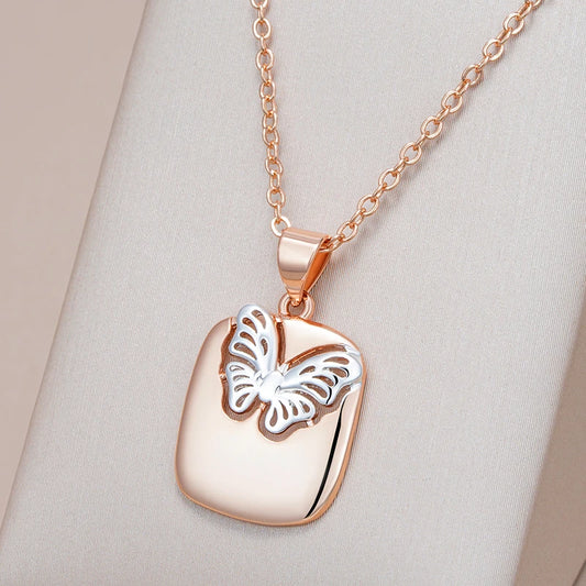 Hollow Butterfly Necklace