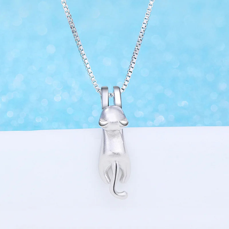 Silver Cat Pendants