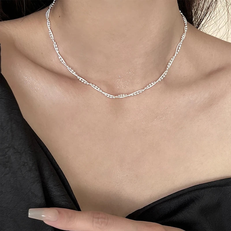 Double Layer Snake Bone Chain