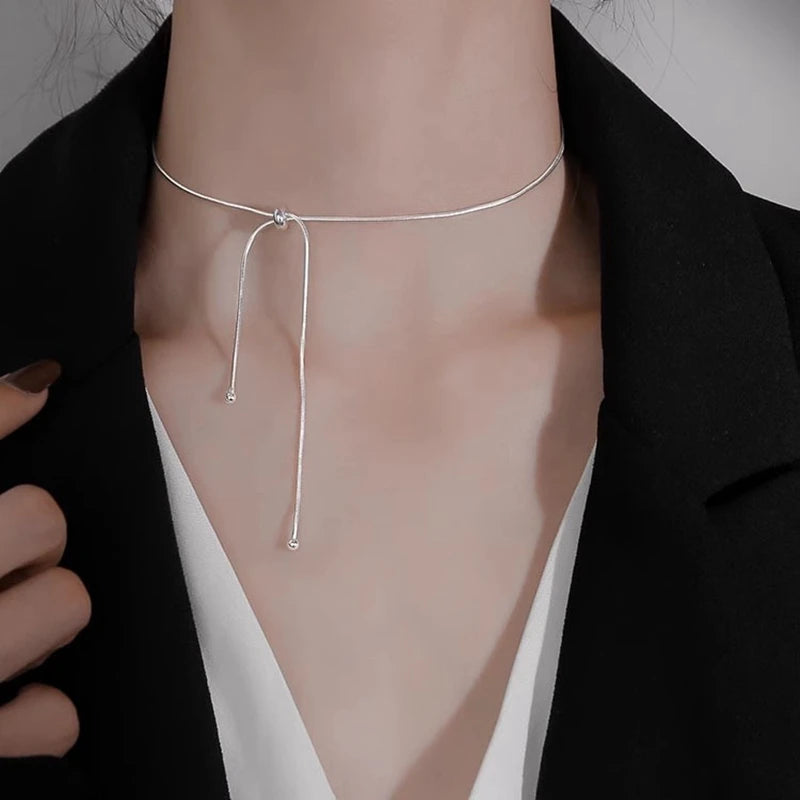 Sparkling Snake Chain Necklace