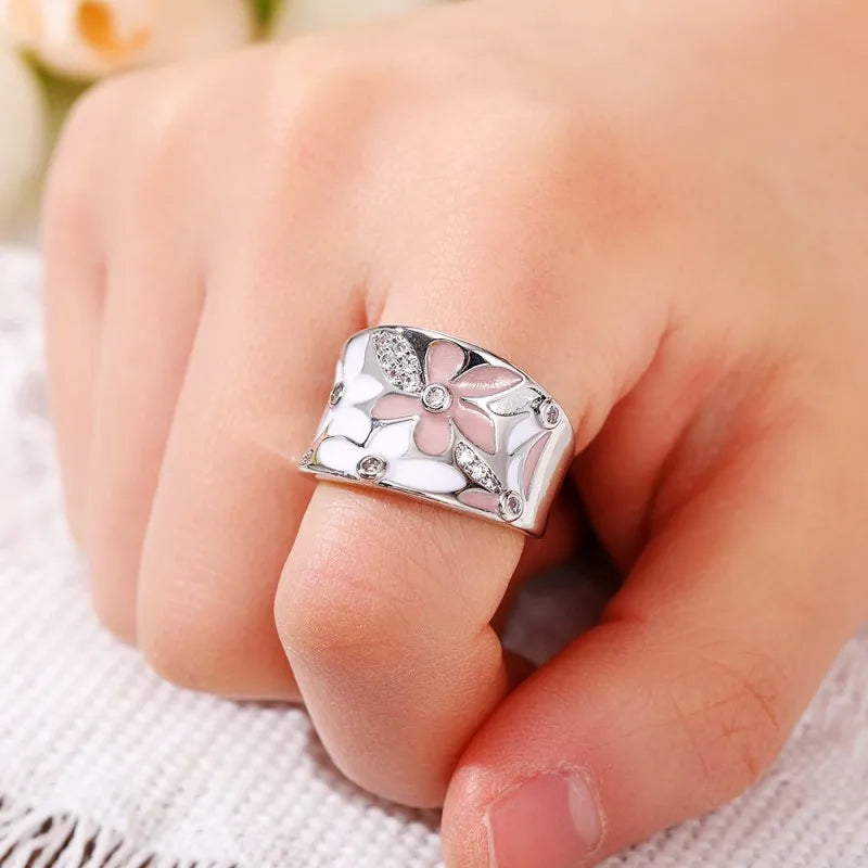 Flower Finger Ring