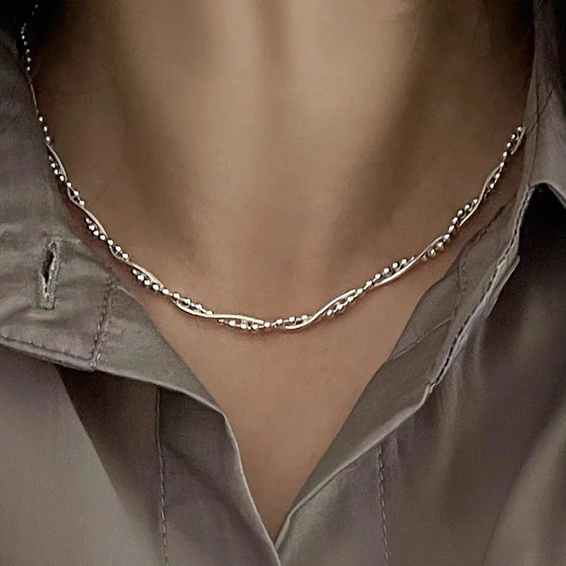 Double Layer Snake Bone Chain