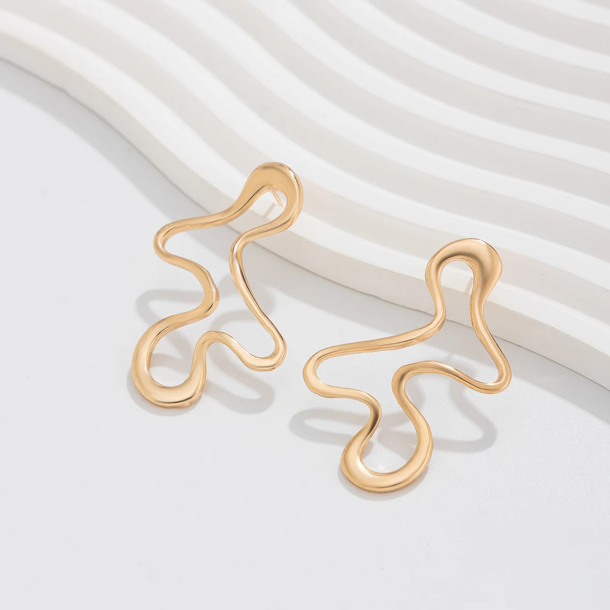 Metal Stud Earrings