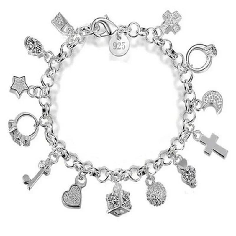 13pcs Pendant Chain Bracelet