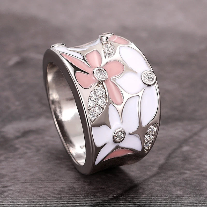 Flower Finger Ring