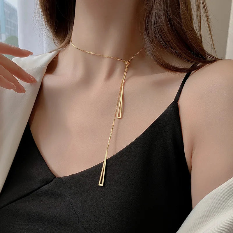 Sexy Tassel Charms Chain Choker Necklaces