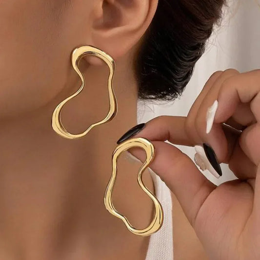 Irregular Metal Earrings