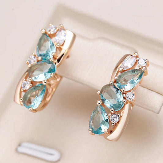 Rose Gold Drop Earrings