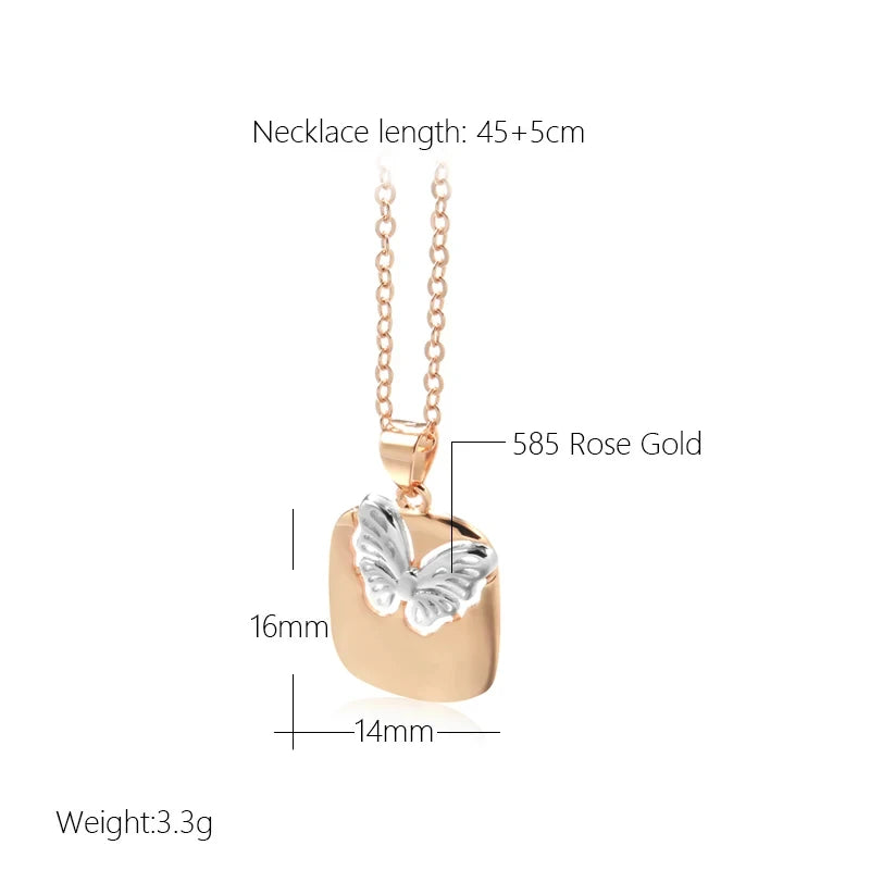 Hollow Butterfly Necklace